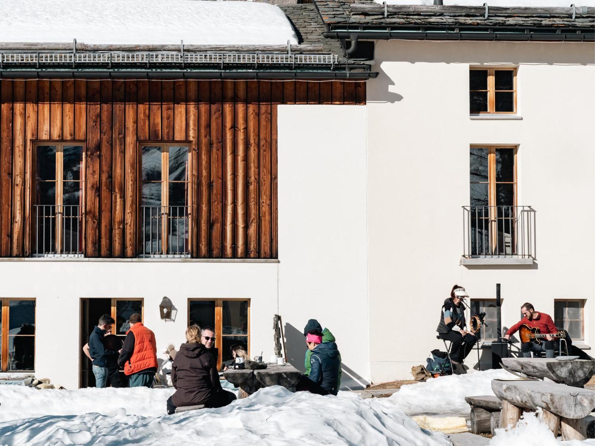 Pensiun Chesa Pool Hotel Sils Maria Exterior foto